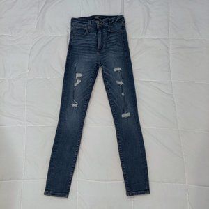 Abercrombie & Fitch High Rise Super Skinny Jeans